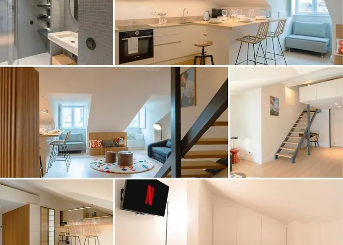 Chic 1br Duplex W/ac Santa Catarina | By Airnest * Lisboa